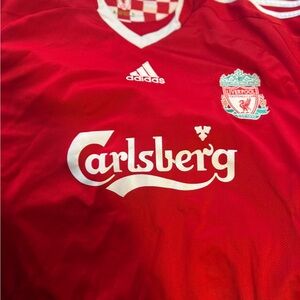 Adidas 2008-2009 Liverpool FC Red Jersey